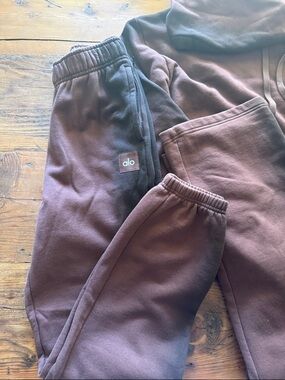ALO Yoga ombre Brown/Black Jogger Sweatpants - brand new one of a kind